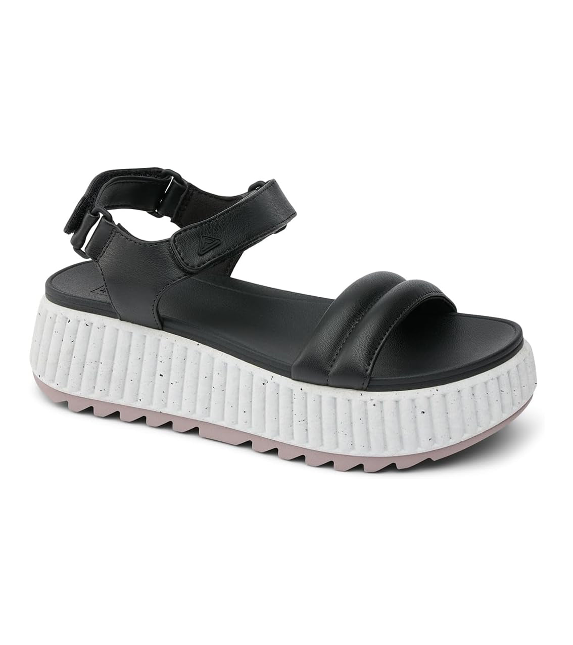 Reef Vista Higher Raya Womens Sandal Black-White 6