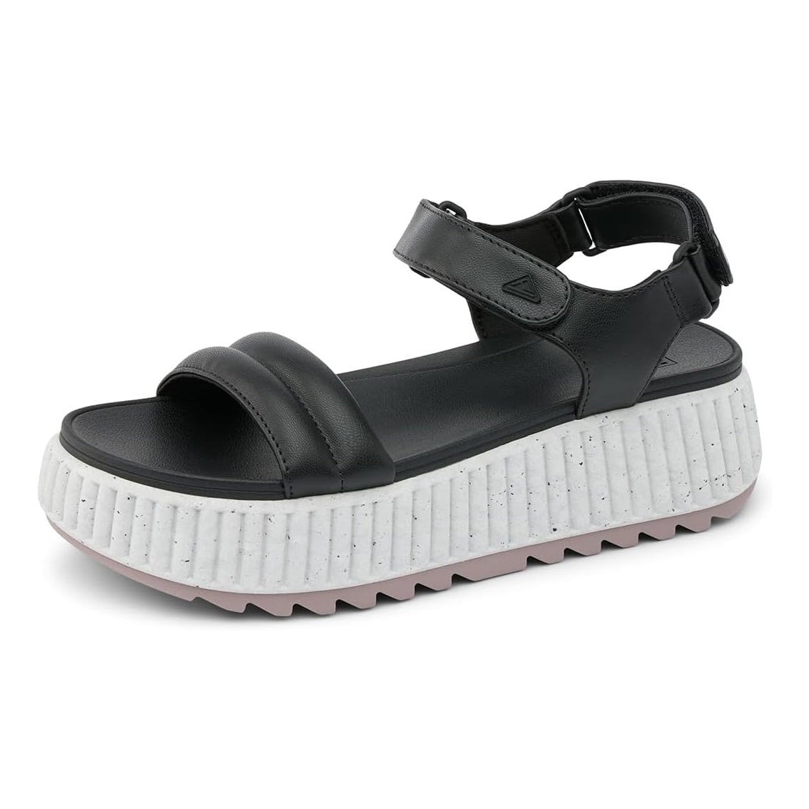 Reef Vista Higher Raya Womens Sandal Black-White 8