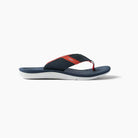 Reef Santa Ana Boys Sandal Navy-White-Orange 1 Y