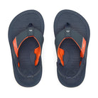 Reef Little Santa Ana Boys Sandal Navy-White-Orange 3 C