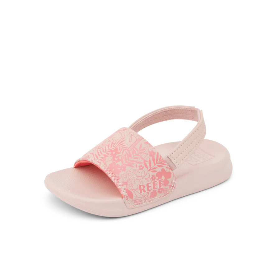Reef Little One Slide Girls Sandal Flower Field 4 C