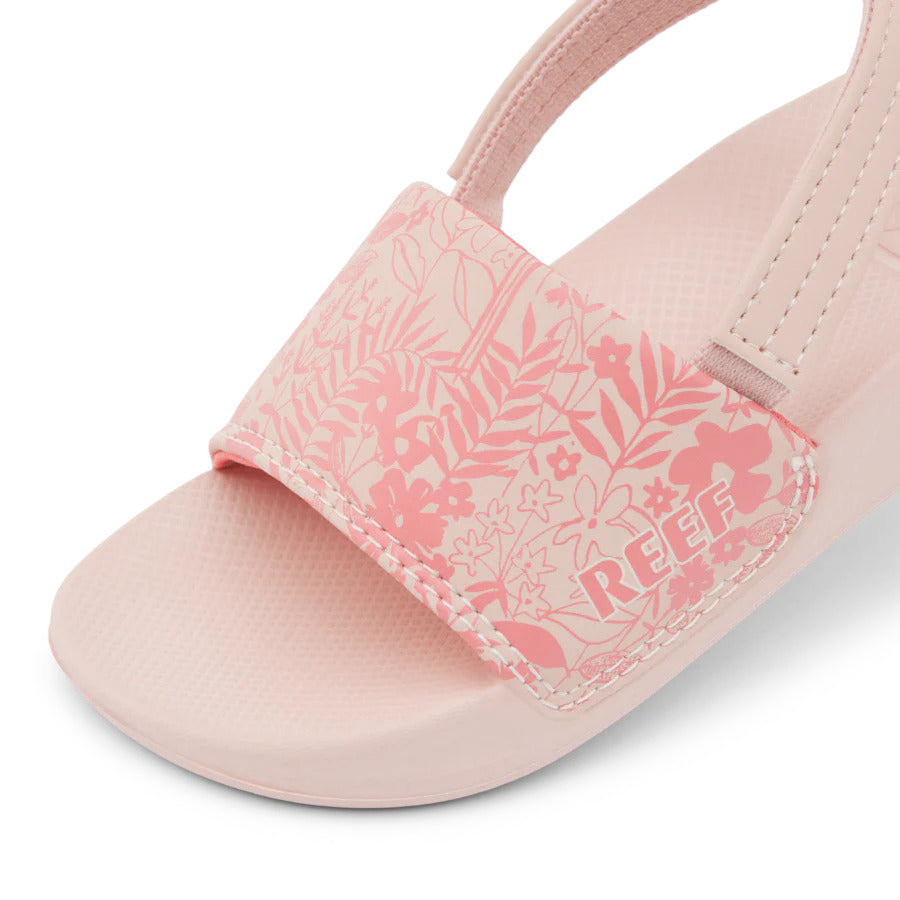 Reef Little One Slide Girls Sandal Flower Field 8 C