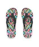 Reef Ahi Girls Sandal Tropical Rainbow 13 C