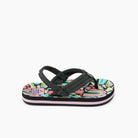 Reef Little Ahi Girls Sandal Tropical Rainbow 8 C
