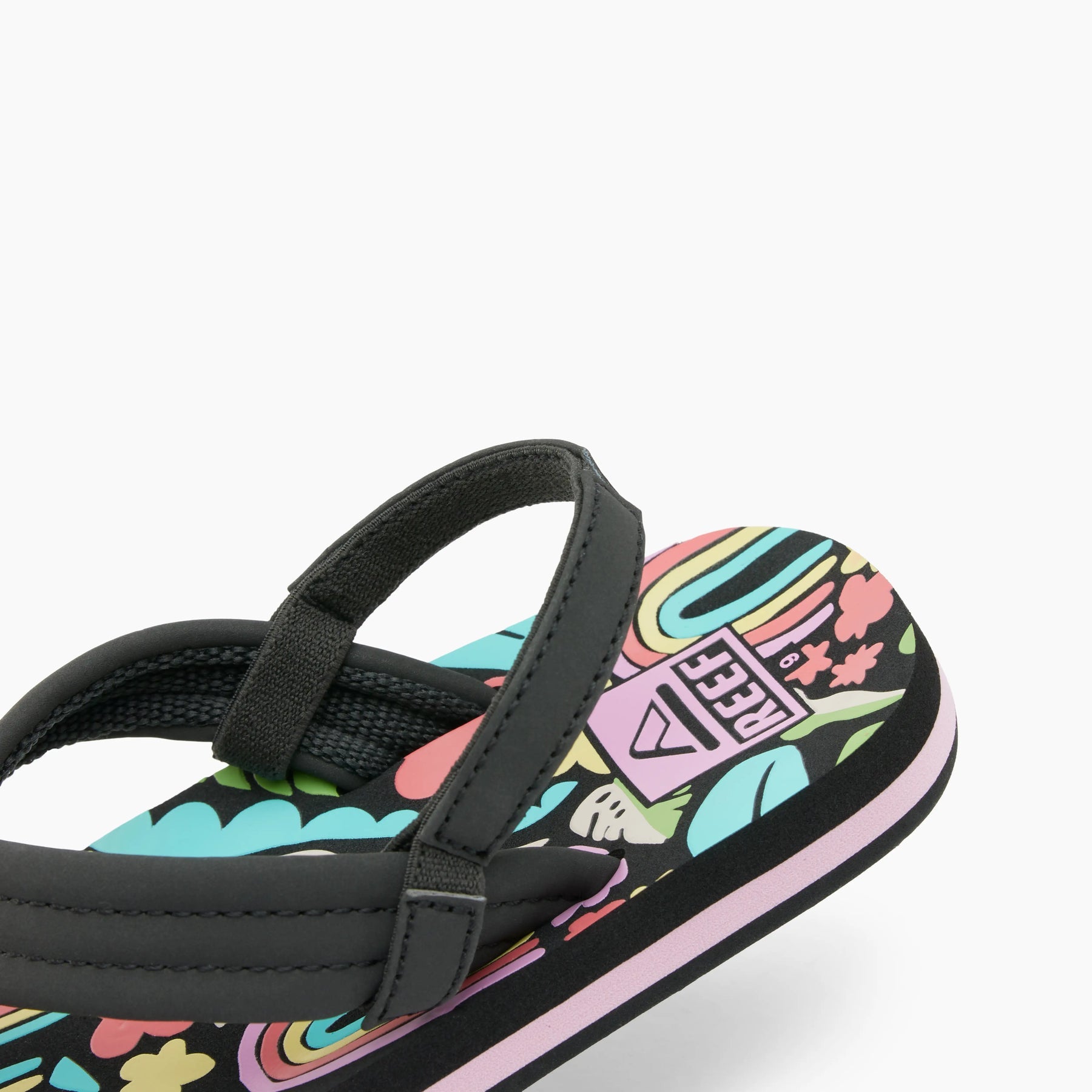 Reef Little Ahi Girls Sandal Tropical Rainbow 4 C