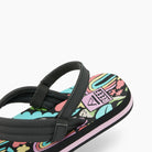 Reef Little Ahi Girls Sandal Tropical Rainbow 11 C