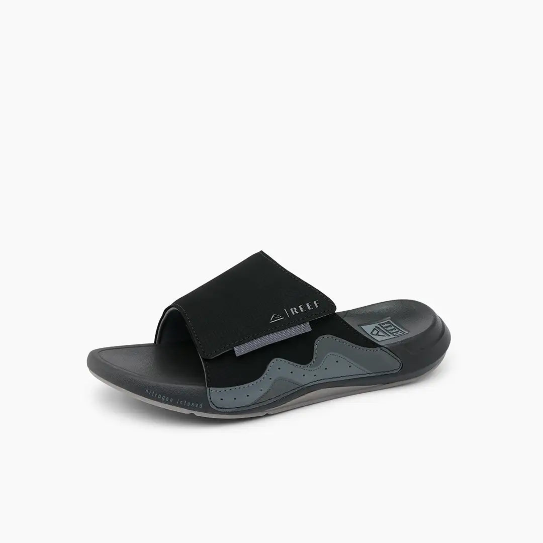 Reef Cruiser Slide Mens Sandal Black-Grey 9