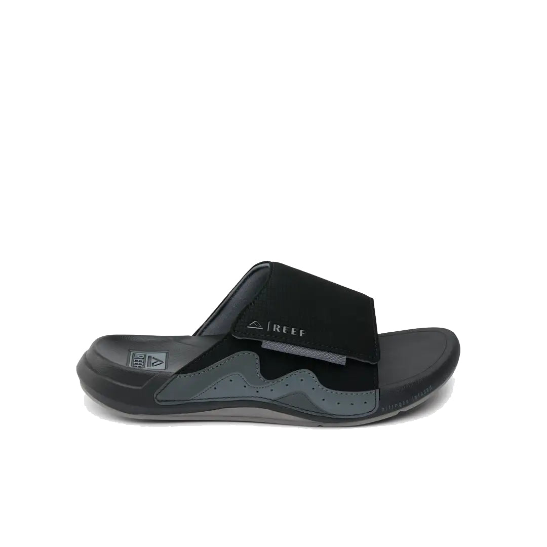 Reef Cruiser Slide Mens Sandal Black-Grey 10