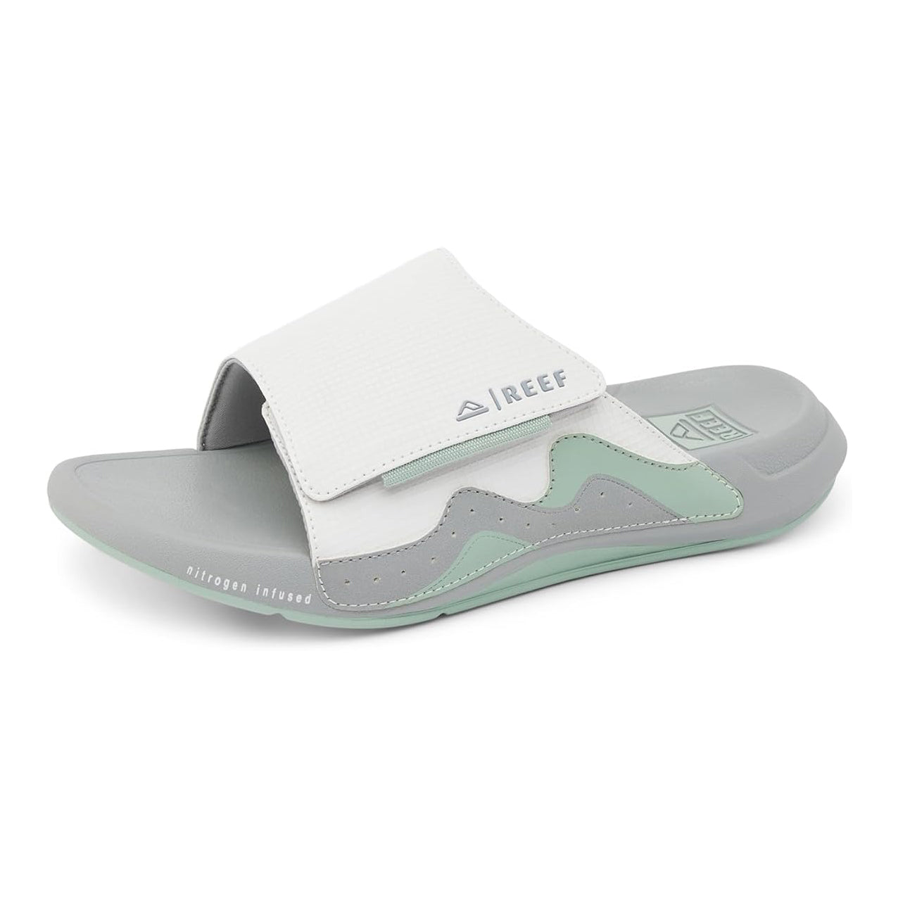 Reef Cruiser Slide Mens Sandal Grey-Green 9