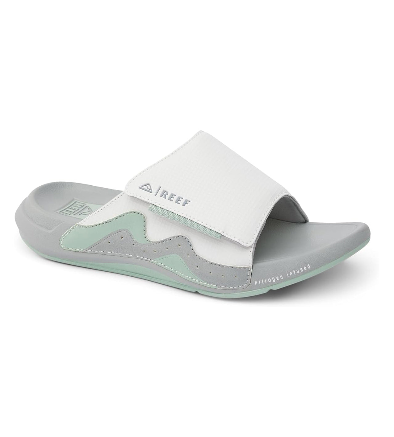 Reef Cruiser Slide Mens Sandal Grey-Green 8