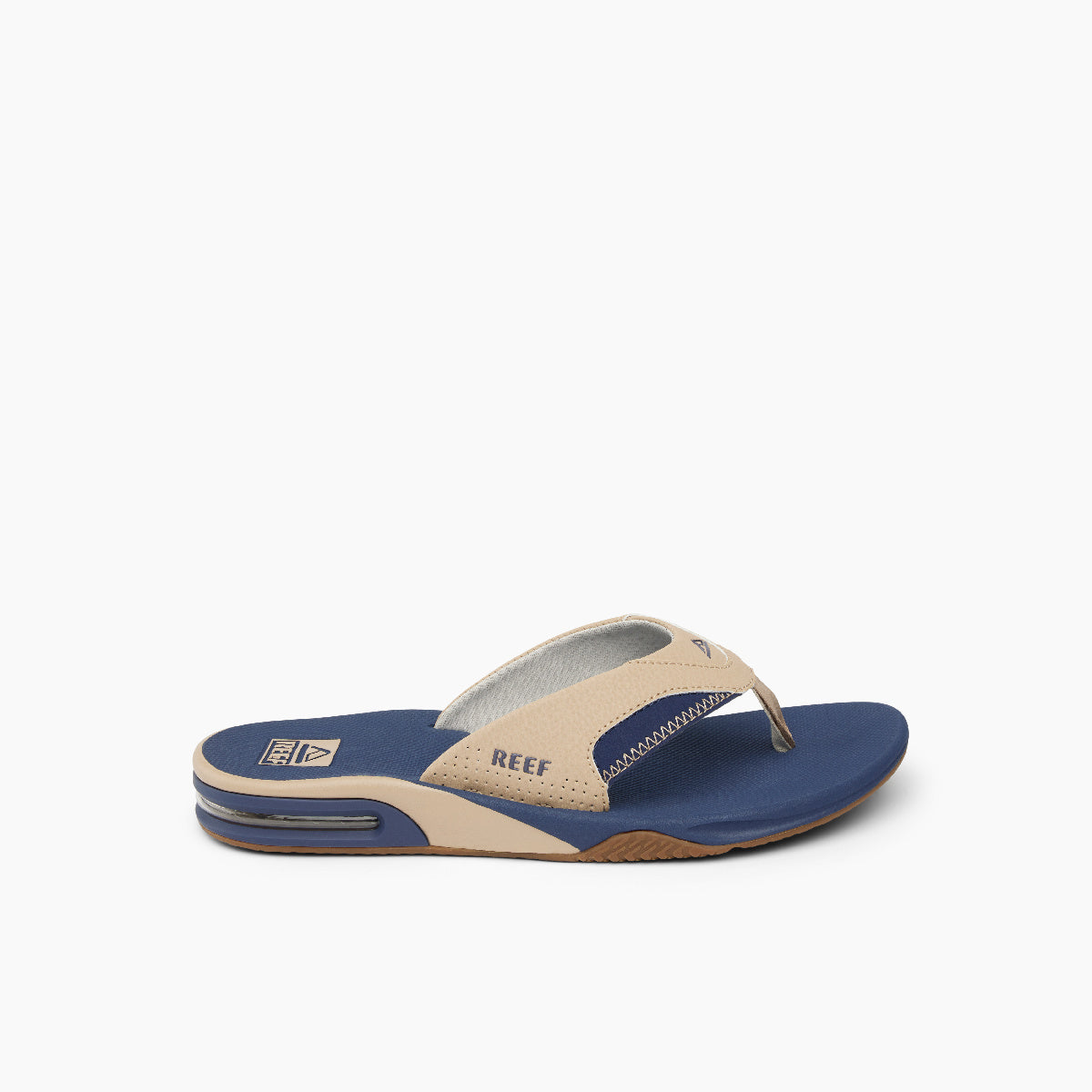 Reef Fanning Mens Sandal Tan-Navy-Tan 7