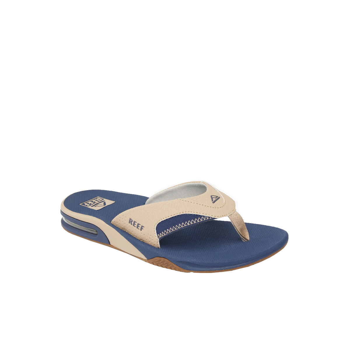 Reef Fanning Mens Sandal Tan-Navy-Tan 8