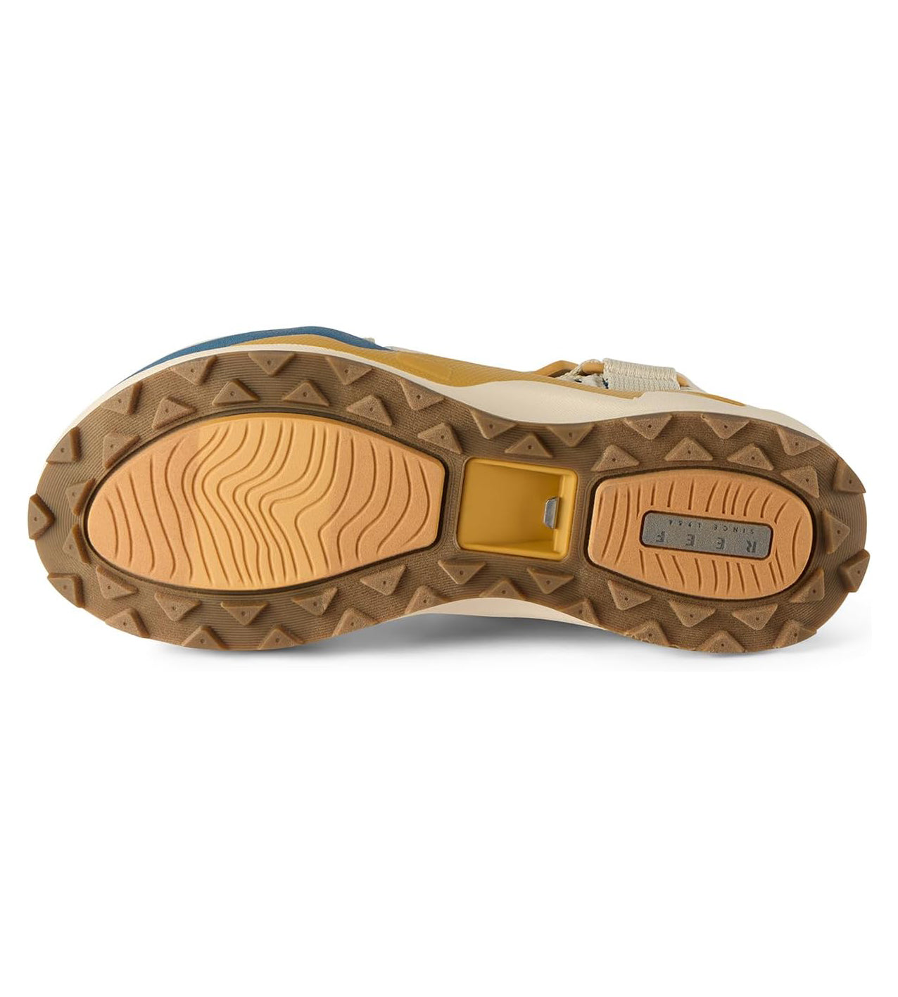 Reef Cross-Shore Mens Sandal Tan-Wheat-Blue 10
