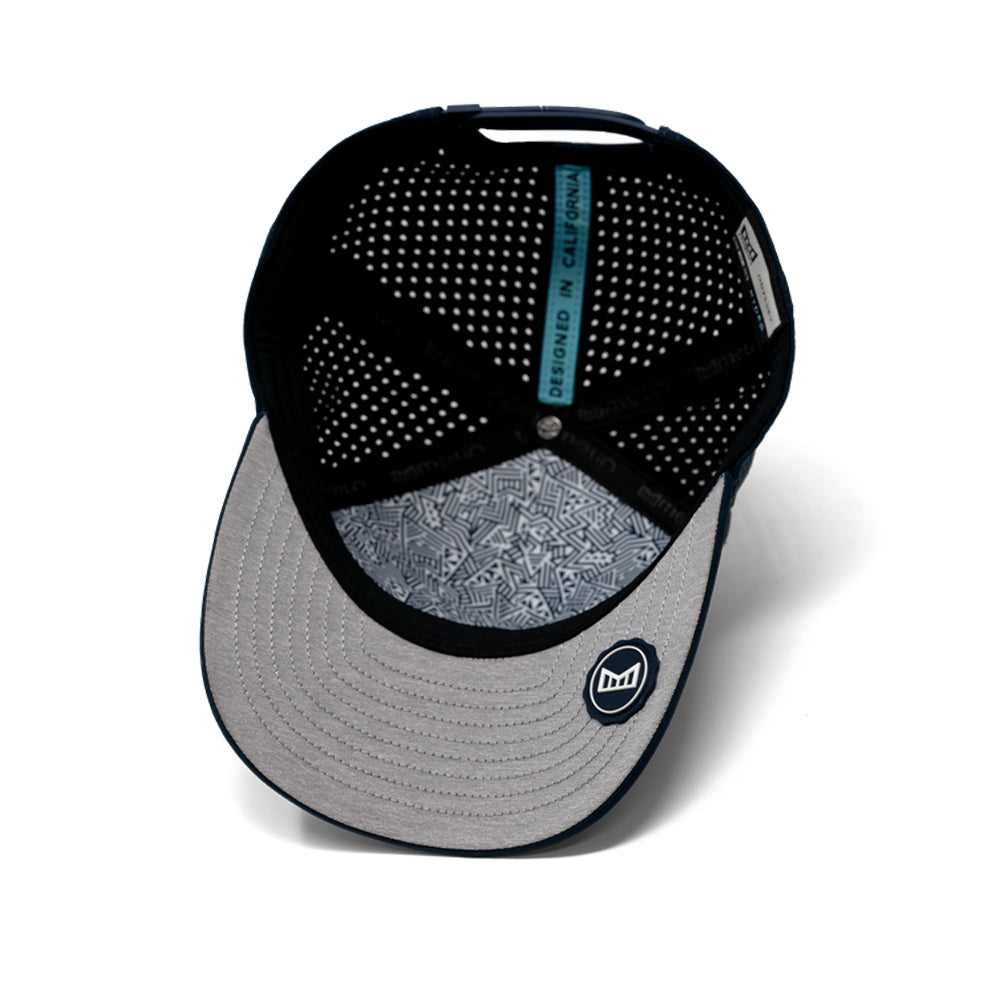 Melin Hydro Odyssey Rope Bulls Icon Hat Navy OS