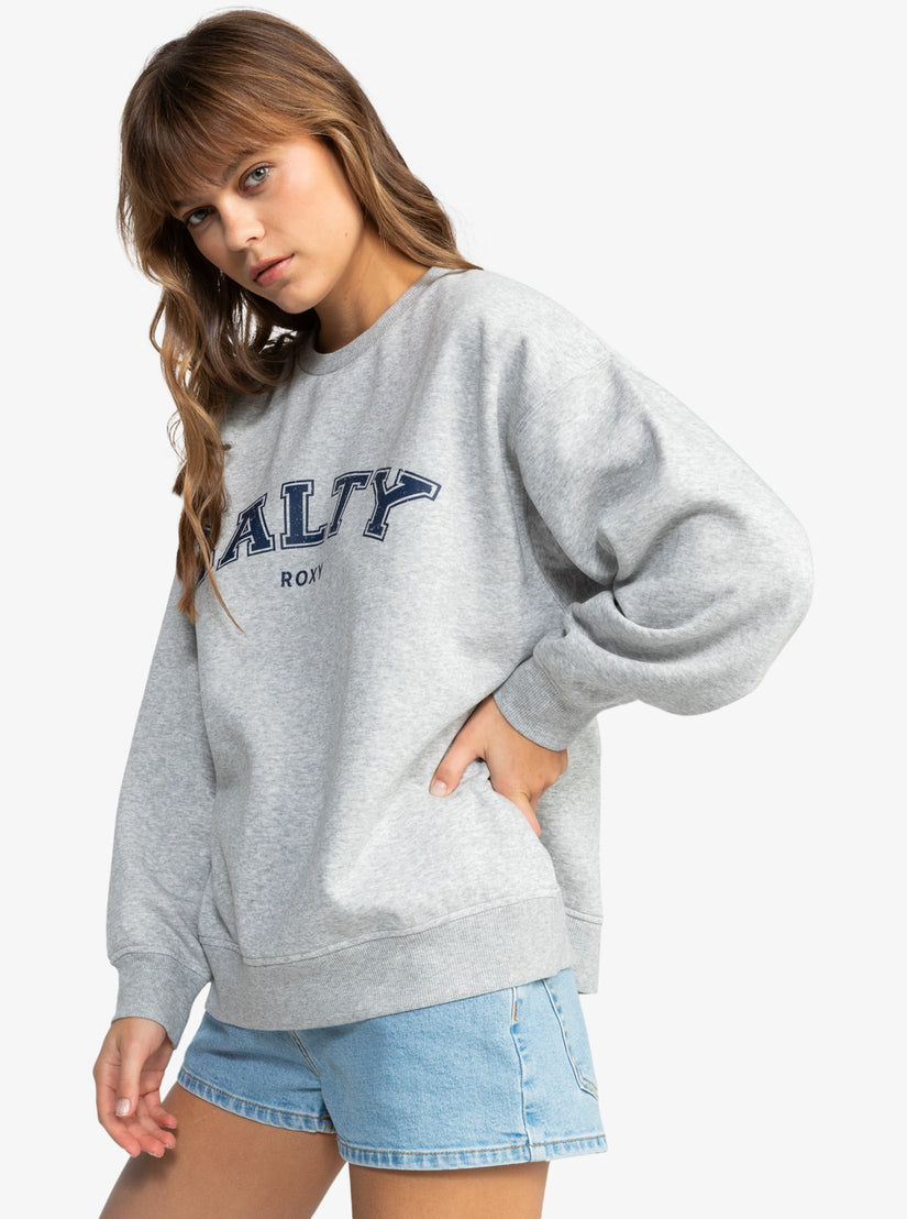 Roxy Morning Hike Crop Sweatshirt SGRH L