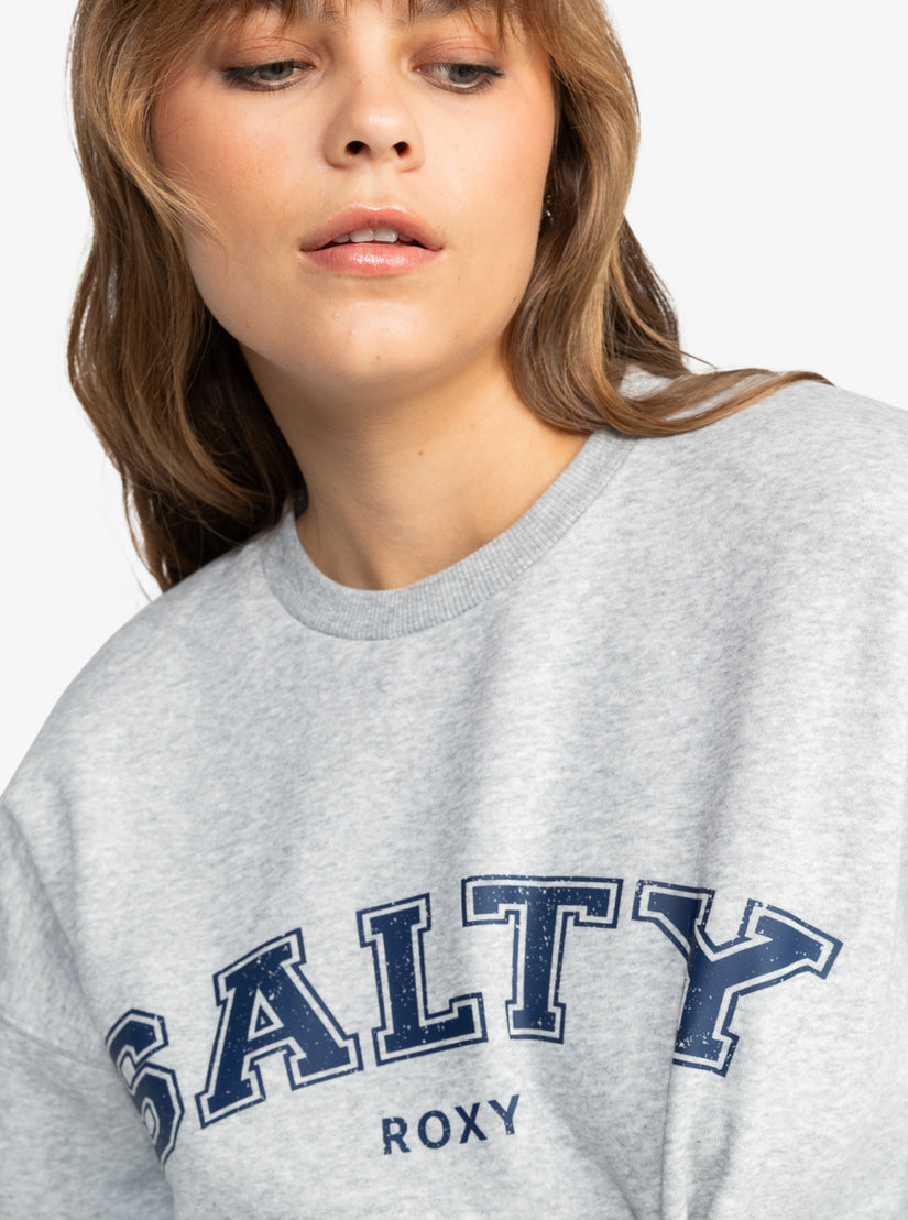 Roxy Morning Hike Crop Sweatshirt SGRH L