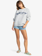 Roxy Morning Hike Crop Sweatshirt SGRH L