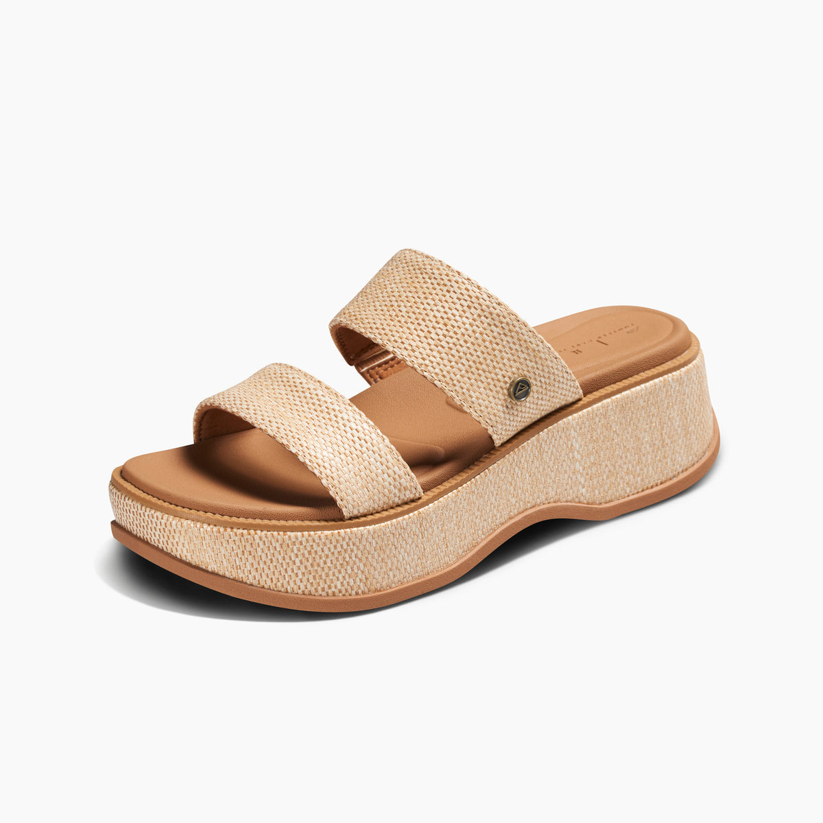 Reef Lofty Lux Hi Womens Sandal Tan Raffia 10
