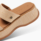 Reef Lofty Lux Hi Womens Sandal Tan Raffia 11