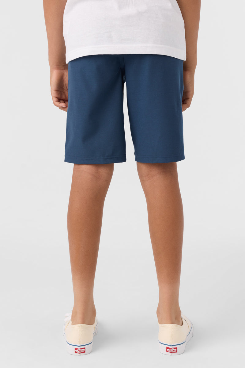 O'Neill Boys Reserve Light Check Shorts NVY 25
