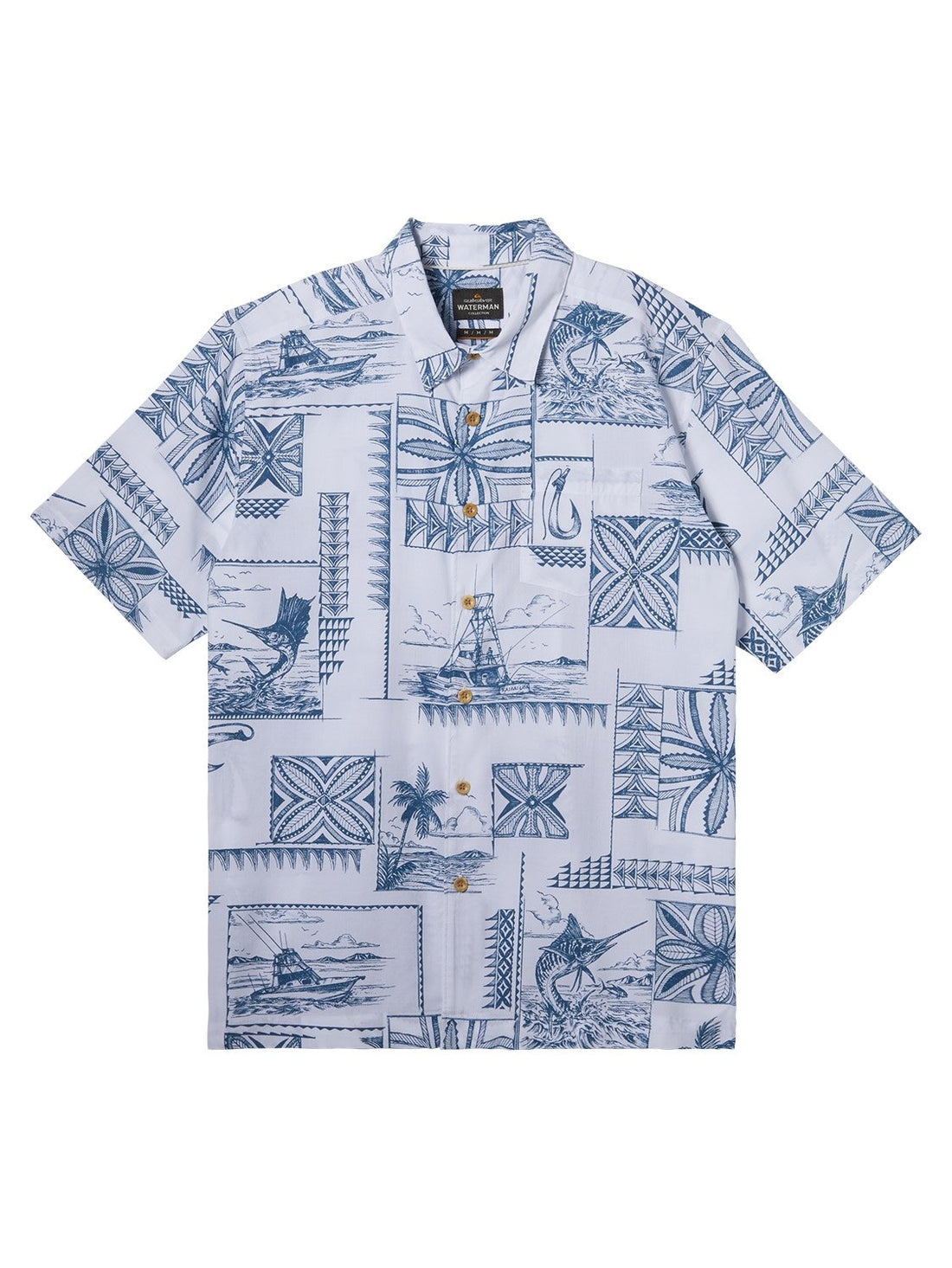 Quiksilver Waterman Bill Fish SS Woven