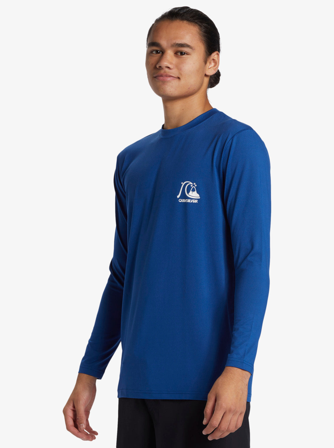 Quiksilver LS DNA Bubble Logo Surf Tee BYC0 L
