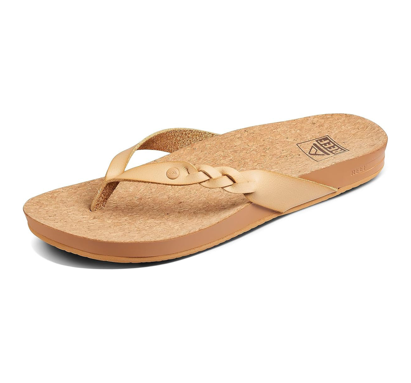 Reef Cushion Court Twist Womens Sandal Seashell 11