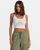 Simple Surf Dive In Cropped Tank WBS0 S