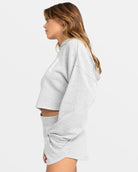 Roxy Afternoon Hike Cropped Sweatshirt SGRH M