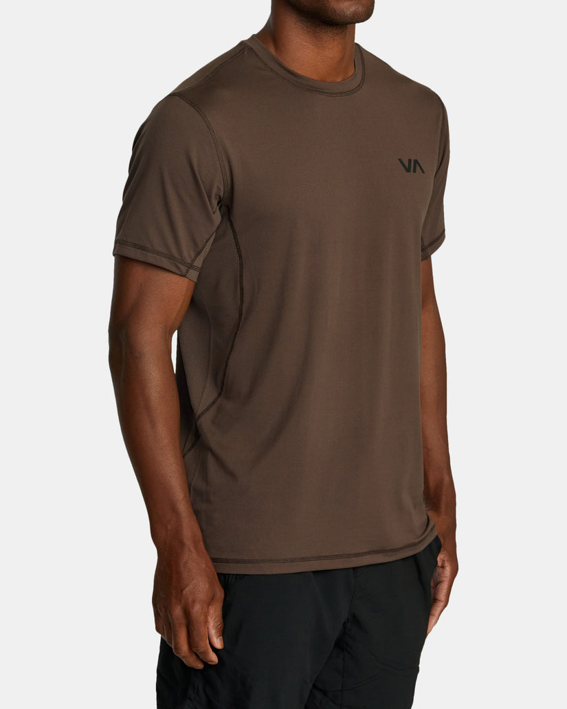 RVCA Sport Vent SS Tee CHO S