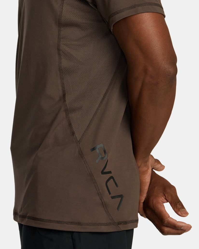 RVCA Sport Vent SS Tee CHO S