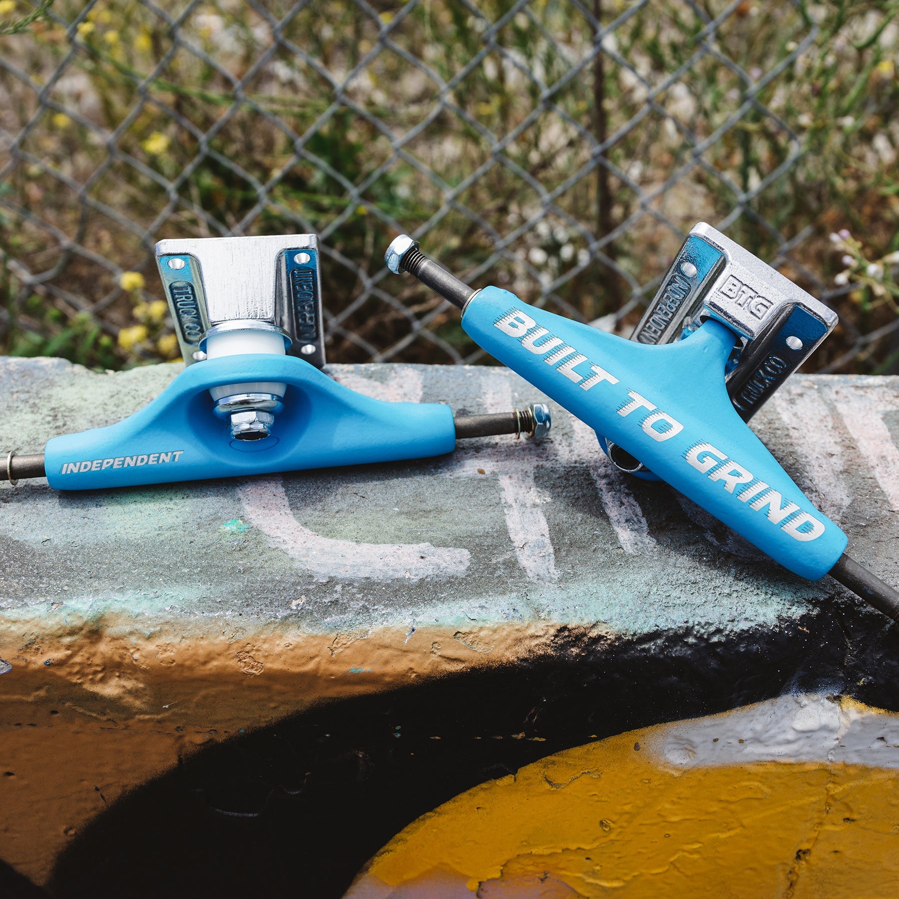 Independent Stage 11 BTG Skateboard Trucks SpeedBlue/Silver 144