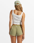 BILLABONG ROAD TRIPPIN ELASTIC WAIST SHORTS AVO-AVOCADO S