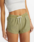 BILLABONG ROAD TRIPPIN ELASTIC WAIST SHORTS AVO-AVOCADO M