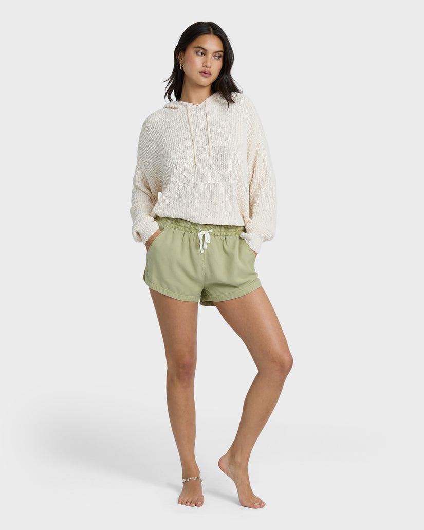 BILLABONG ROAD TRIPPIN ELASTIC WAIST SHORTS AVO-AVOCADO XL