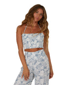 Salty Crew Mainland Smocked Top