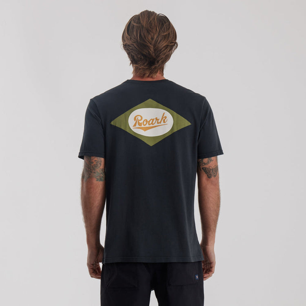 Roark Diamond Script SS Tee BLK S