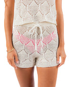 Rip Curl Island Hopper Crochet Short 0031-Natural M