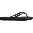 Havaianas Slim Glitter 2 Womens Sandal 1069-Black-Black 7