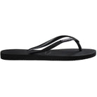 Havaianas Slim Glitter 2 Womens Sandal 1069-Black-Black 11