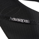 Havaianas Slim Glitter 2 Womens Sandal 1069-Black-Black 7