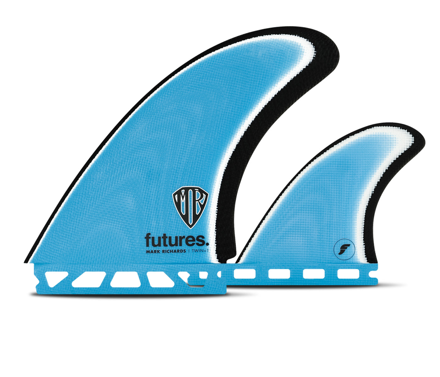 Futures Fins MR Twin +1 Twin Fins Blue-White-Black