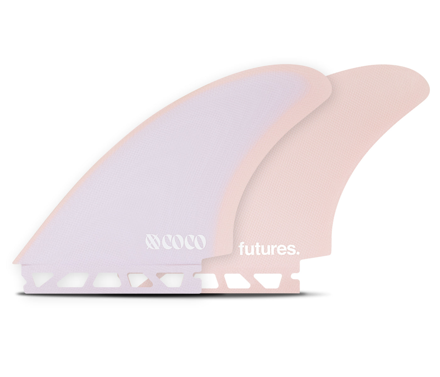 Futures Fins XO By Coco Fiberglass Keel Fin Set Purple Small