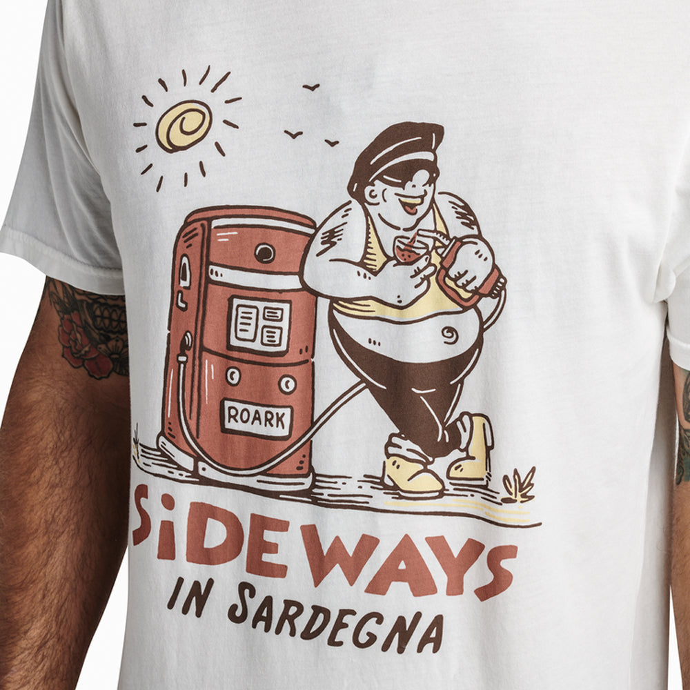 Roark Sideways In Sardegna SS Tee WWH-OffWhite XS