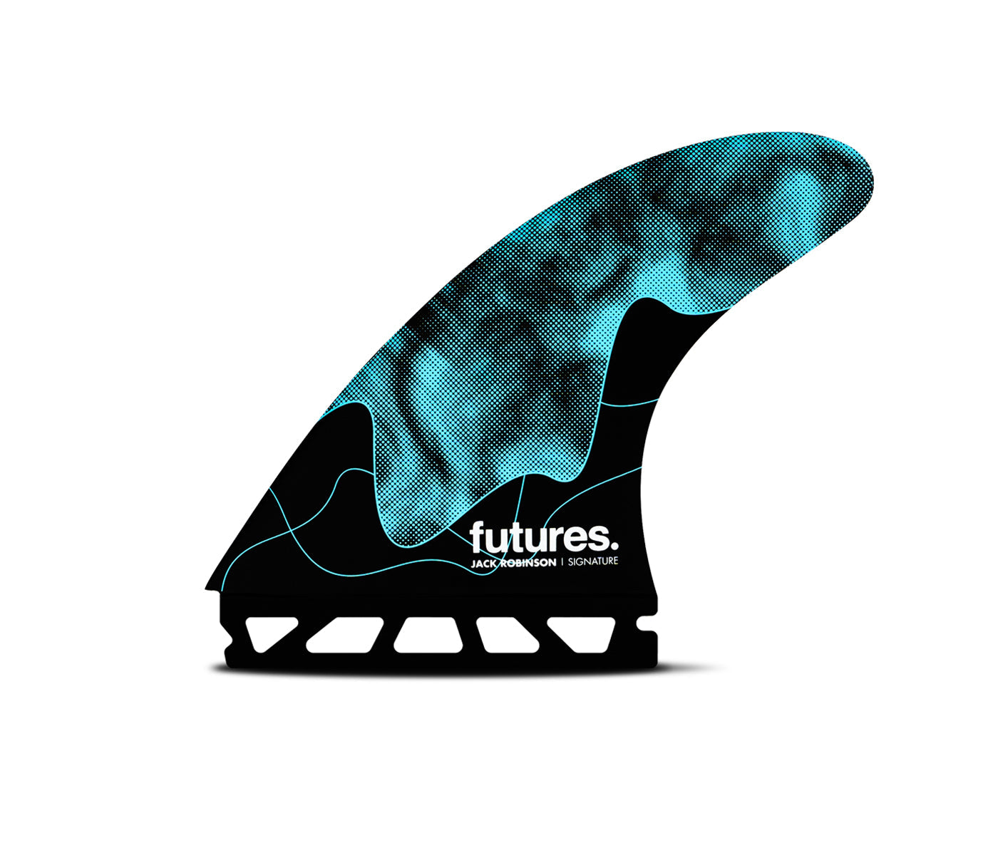 Futures Fins Jack Robinson Honeycomb Thruster Fin Set Aqua L