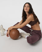 Vuori Womens Performance Jogger HEY-ElderberryHeather XL