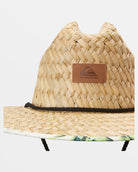 Quiksilver Pierside Print Straw Hat XKKK S/M