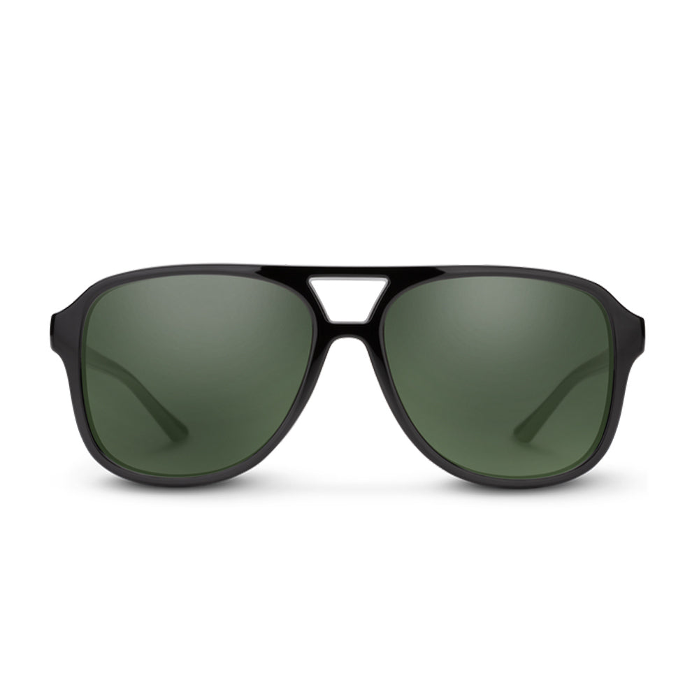 Sun Cloud Sandy Polarized Sunglasses Black GrayGreen