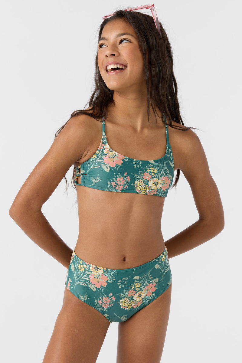 O'neill Naya Floral Strappy  Side Bralette Set  SPN 12