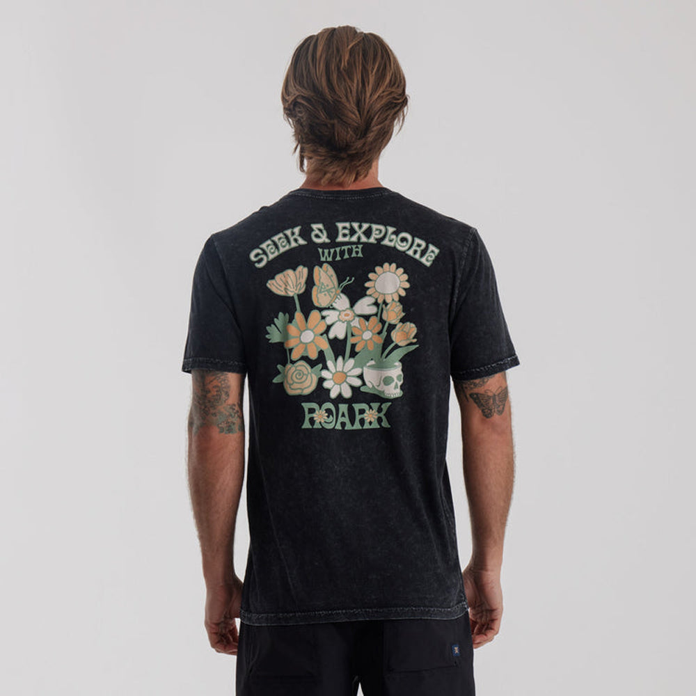 Roark Seek and Explore SS Tee BLK L